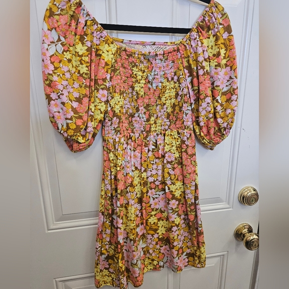 Billabong summer dress,  retro, inspired,  70s, mini, cute, spring,  girly,  fun - Picture 6 of 6